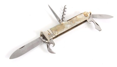 Lot 416 - A VINTAGE SPANISH GENTLEMANS MULTI-FUNCTION...
