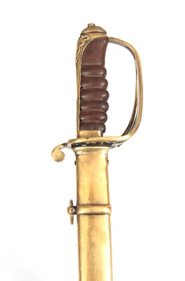 Lot 425 - A 19TH CENTURY BRITISH INFANTRY OFFICERS SWORD...
