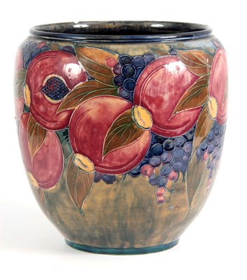 Lot 43 - A 20TH CENTURY MOORCROFT JARDINIERE decorated...
