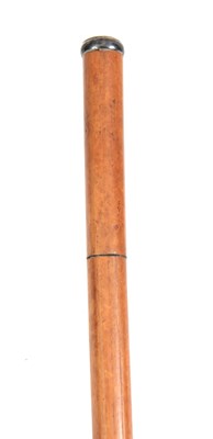 Lot 441 - A 19TH CENTURY MALACCA SWORD STICK with...