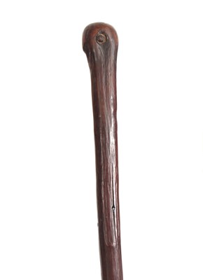 Lot 454 - A LATE 19th CENTURY HOLLY WOOD 'FLICK STICK'...