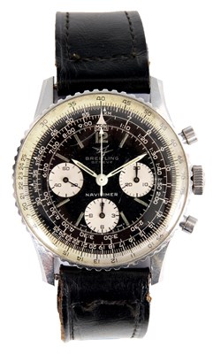 Lot 235 - A GENTLEMAN’S VINTAGE STAINLESS STEEL...