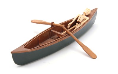 Lot 493 - AN UNUSUAL EARLY 20th CENTURY MODEL ROWING...