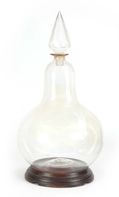 Lot 509 - A LARGE GLASS CHEMISTS WINDOW DISPLAY...