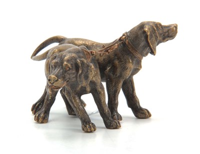 Lot 539 - AN EARLY 20th CENTURY AUSTRIAN BRONZE...