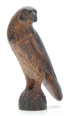 Lot 543 - A 19th CENTURY PAINTED CAST IRON SCULPTURE...