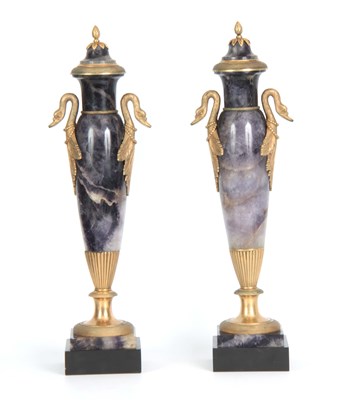 Lot 569 - A FINE PAIR OF 19TH CENTURY FRENCH ORMOLU...