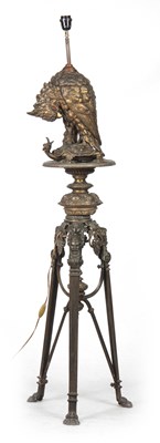 Lot 585 - A HIGHLY ORNATE 19TH CENTURY FRENCH CAST GILT...