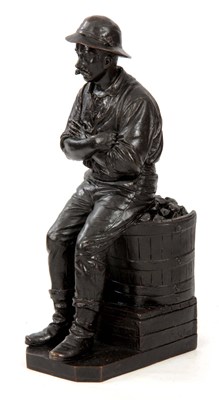 Lot 591 - E GEFLAWSKI. A LATE 19TH CENTURY LARGE BRONZE...