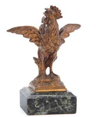 Lot 600 - A LATE 19th CENTURY GILT BRONZE SCULPTURE...