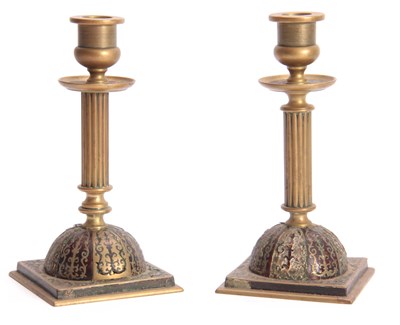 Lot 614 - A PAIR OF 19TH CENTURY FRENCH BOULLE AND...
