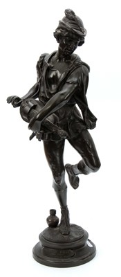 Lot 637 - A LATE 19th CENTURY FRENCH BRONZE SCULPTURE...