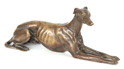 Lot 651 - A LATE 19th CENTURY PATINATED BRONZE SCULPTURE...