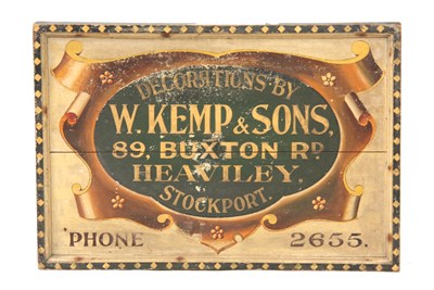 Lot 664 - AN EARLY 20TH CENTURY PAINTED AND GILT WOODEN...