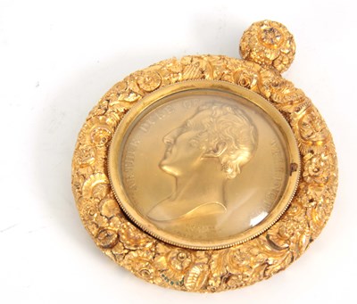 Lot 667 - AN EARLY 19th CENTURY FRAMED GILT BRONZE...
