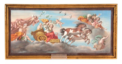 Lot 673 - AN 18th/19th CENTURY ITALIAN GRAND TOUR OIL ON...