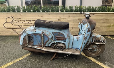 Lot 688 - A 1950's DAYTON ALBATROSS 250CC MOPED in need...