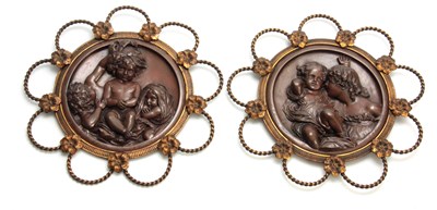 Lot 691 - EDWARD WILLIAM WYON (1811 - 1885), A PAIR OF...