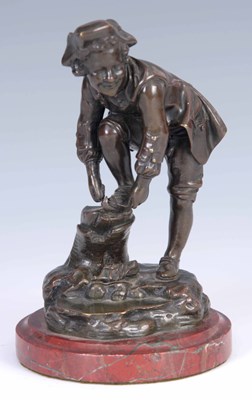 Lot 702 - SEVRES. A LATE 19th CENTURY FRENCH PATINATED...
