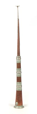 Lot 732 - A 19TH CENTURY TIBETAN COPPER TELESCOPIC HORN...