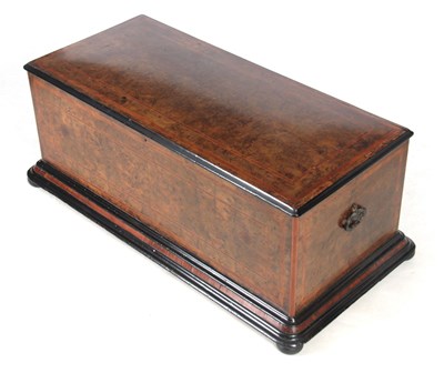 Lot 763 - A LARGE 19TH CENTURY KINGWOOD CROSS-BANDED...