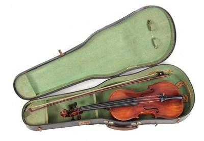 Lot 767 - AN ANTIQUE VIOLIN length of back 36cm - sold...