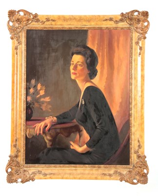 Lot 788 - A JOHN TEESDALE LATE 20TH CENTURY PORTRAIT OF...