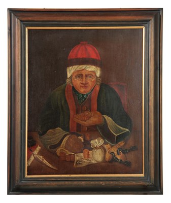 Lot 803 - A LATE 19TH CENTURY OIL ON BOARD OF THE MONEY...