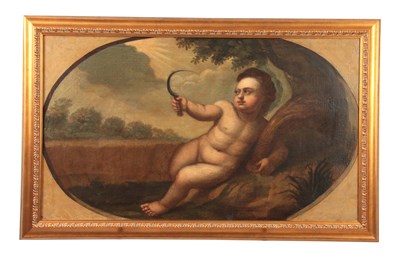 Lot 816 - AN 18TH CENTURY FLEMISH SCHOOL OIL ON CANVAS -...