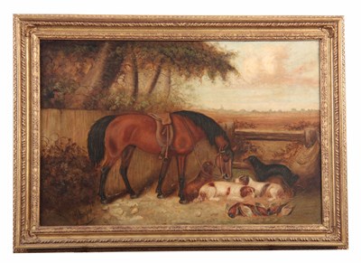 Lot 832 - GEORGE ARMFIELD 1808-93 - OIL ON RELINED...