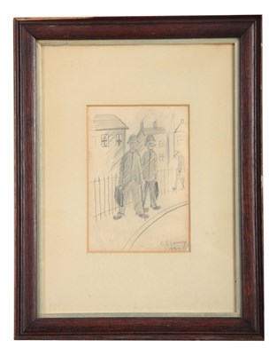 Lot 854 - ATT. LAWERENCE STEPHEN LOWRY - PENCIL SKETCH...