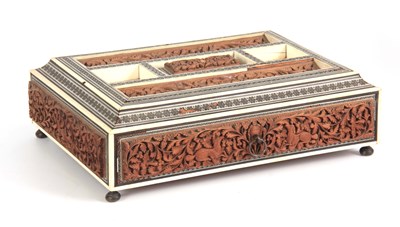 Lot 903 - A 19TH CENTURY VIZAGAPATAM ANGLO INDIAN INK...