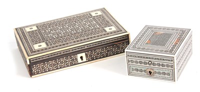 Lot 905 - A LATE 19TH CENTURY ANGLO INDIAN MICRO MOSAIC,...