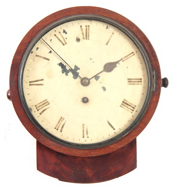Lot 986 - AN 19TH CENTURY 8" DIAL WALL CLOCK the...