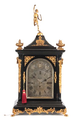 Lot 1003 - A LATE 19th CENTURY EBONISED EIGHT BELL...