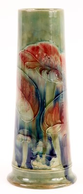 Lot 65 - A LARGE WILLIAM MOORCROFT CLAREMONT TAPERING...