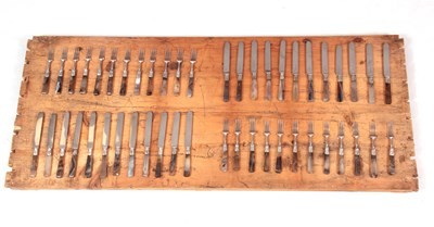 Lot 289 - A CASED SET OF TWENTY FOUR PAIRS OF WILLIAM IV...
