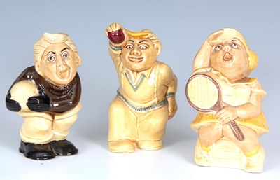Lot 42 - A GROUP OF THREE H J WOOD HUMOROUS SPORTING...