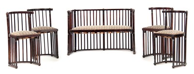 Lot 740 - A JOSEF HOFFMANN, CIRCA 1908 SALON SUITE BY J...