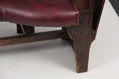 Lot 741 - AN UNUSUAL ARTS AND CRAFTS GLASGOW SCHOOL OAK...
