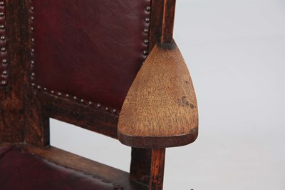 Lot 741 - AN UNUSUAL ARTS AND CRAFTS GLASGOW SCHOOL OAK...