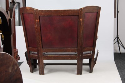 Lot 741 - AN UNUSUAL ARTS AND CRAFTS GLASGOW SCHOOL OAK...