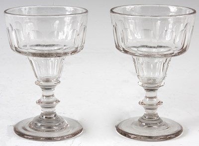 Lot 13 - AN UNUSUAL PAIR OF LATE REGENCY RUMMERS with...