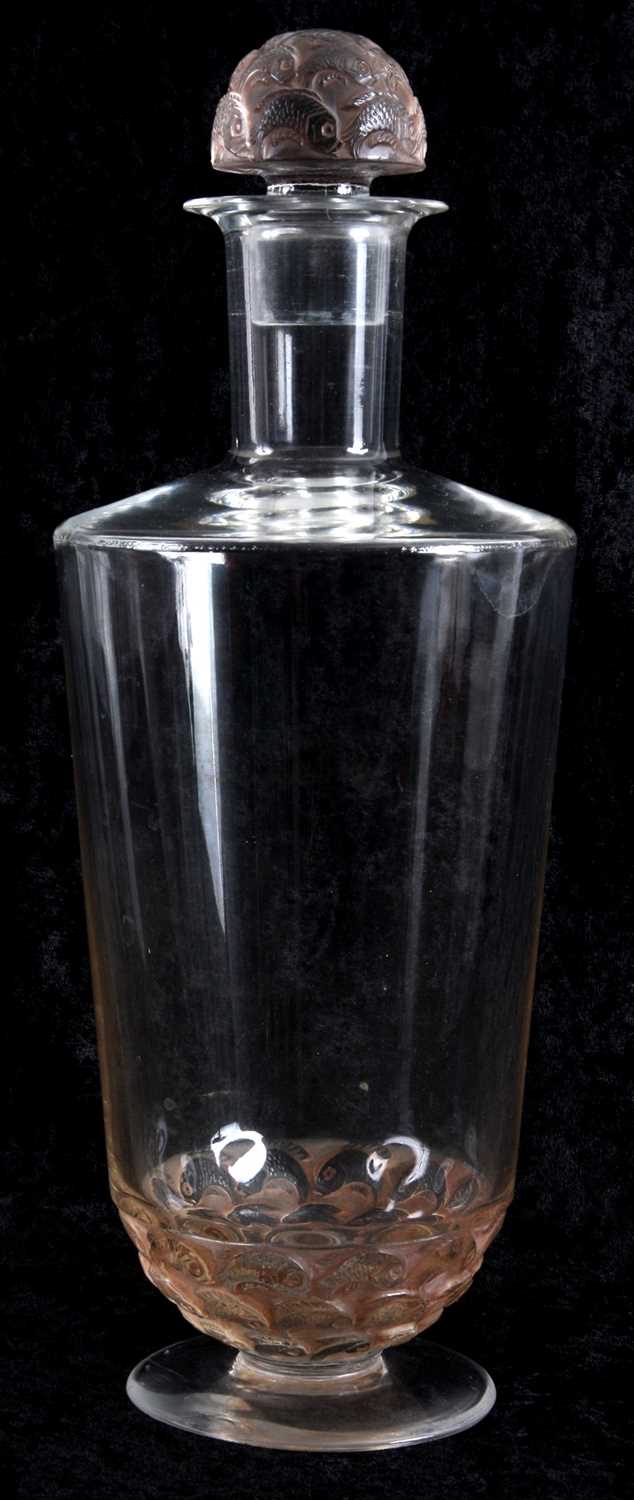 Lot 16 - R. LALIQUE 

A 1931 LALIQUE CARAFE POUILLY, a...