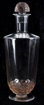 Lot 16 - R. LALIQUE 

A 1931 LALIQUE CARAFE POUILLY, a...