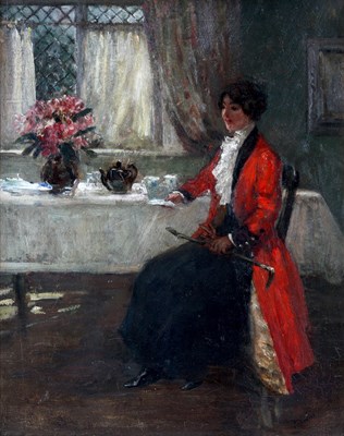 Lot 367 - ALBERT LUDOVICI RBA 1852-1932
 OIL ON CANVAS
 "...