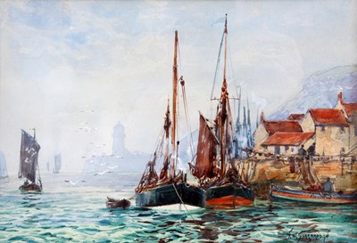 Lot 339 - FRANK SCARBOROUGH 1896-193 
 WATERCOLOUR...