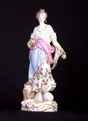 Lot 90 - A 19TH CENTURY CONTINENTAL MEISSEN STYLE...
