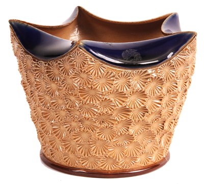 Lot 49 - A late 19th Century Doulton Lambeth POSY VASE...