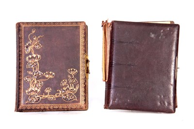 Lot 244 - TWO VICTORIAN LEATHER BOUND MUSICAL PHOTOGRAPH...